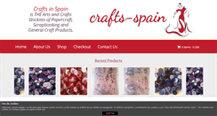 Desktop Screenshot of crafts-spain.com